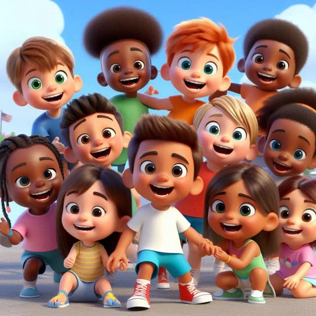 Crianças felizes